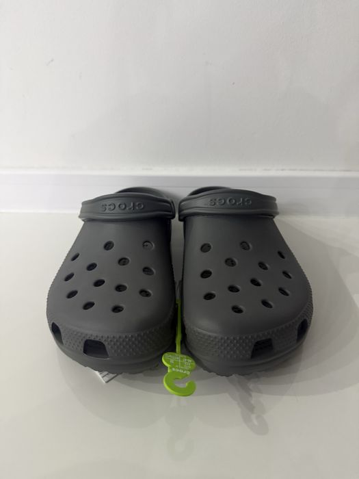 Męskie klapki Crocs Classic r. 46-47 męska m/12 NOWE  Szare