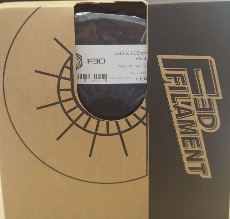 Filament ABS czarny 2.85mm F3D 1kg