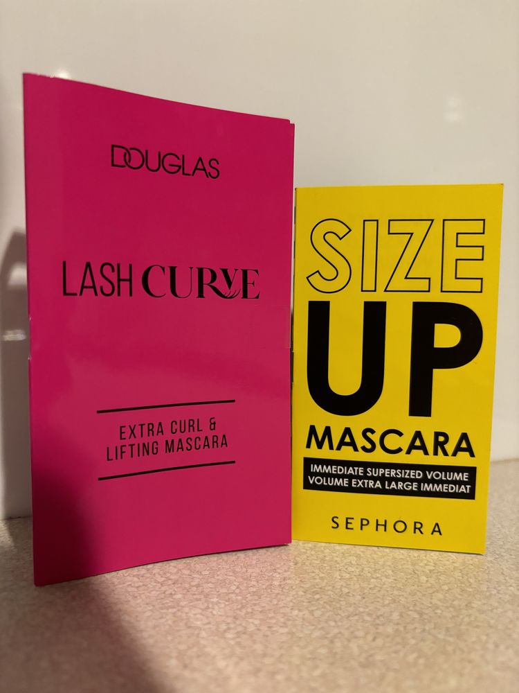 TUSZE do rzęs SEPHORA i DOUGLAS size up, lash curve mascara Czarny