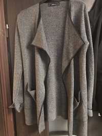 Zara j nowy kardigan sweter plaszcz rozpinany roz L