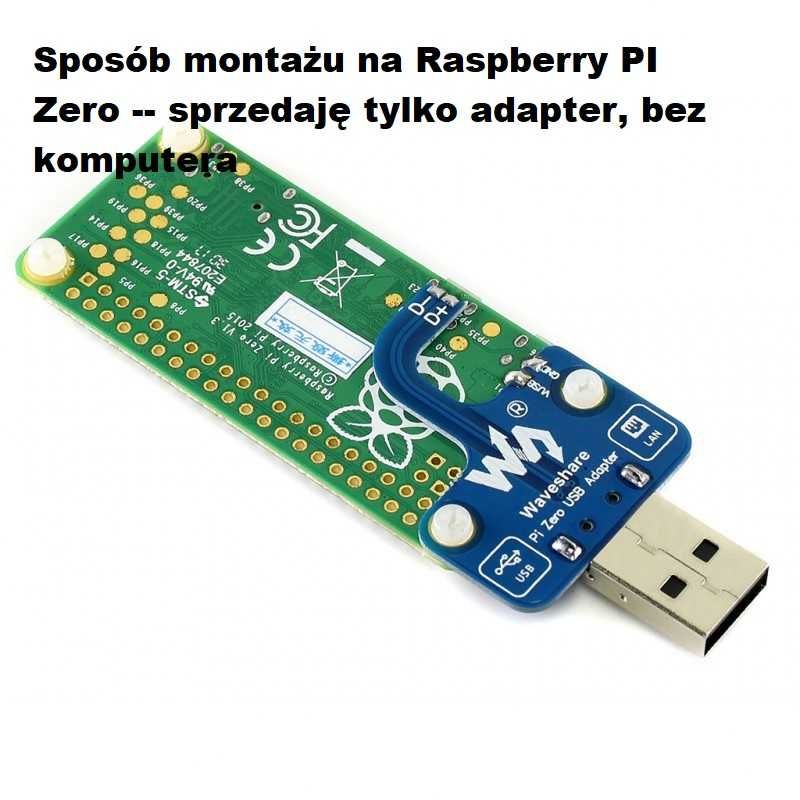 Adapter USB Dla Raspberry Pi Zero; Waveshare 15641 (do montażu)