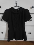 Oryginalna taliowana bluzka elegancka Forever 21 XS
