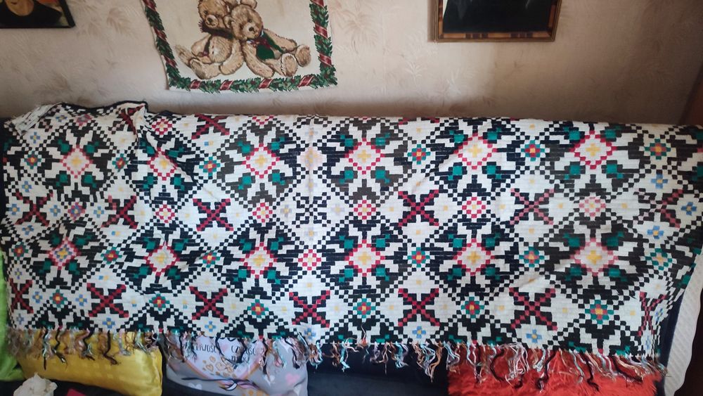Kilim ścienny ręcznie robiony lata 60 te