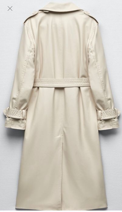 Тренч Zara(шкіряний)