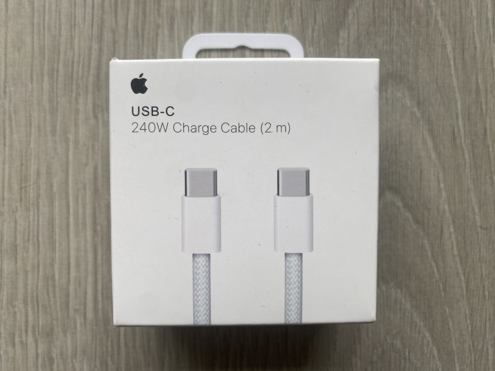 Oryginalny Kabel 2 metry USB-C / USB-C Apple w Oplocie Okazja