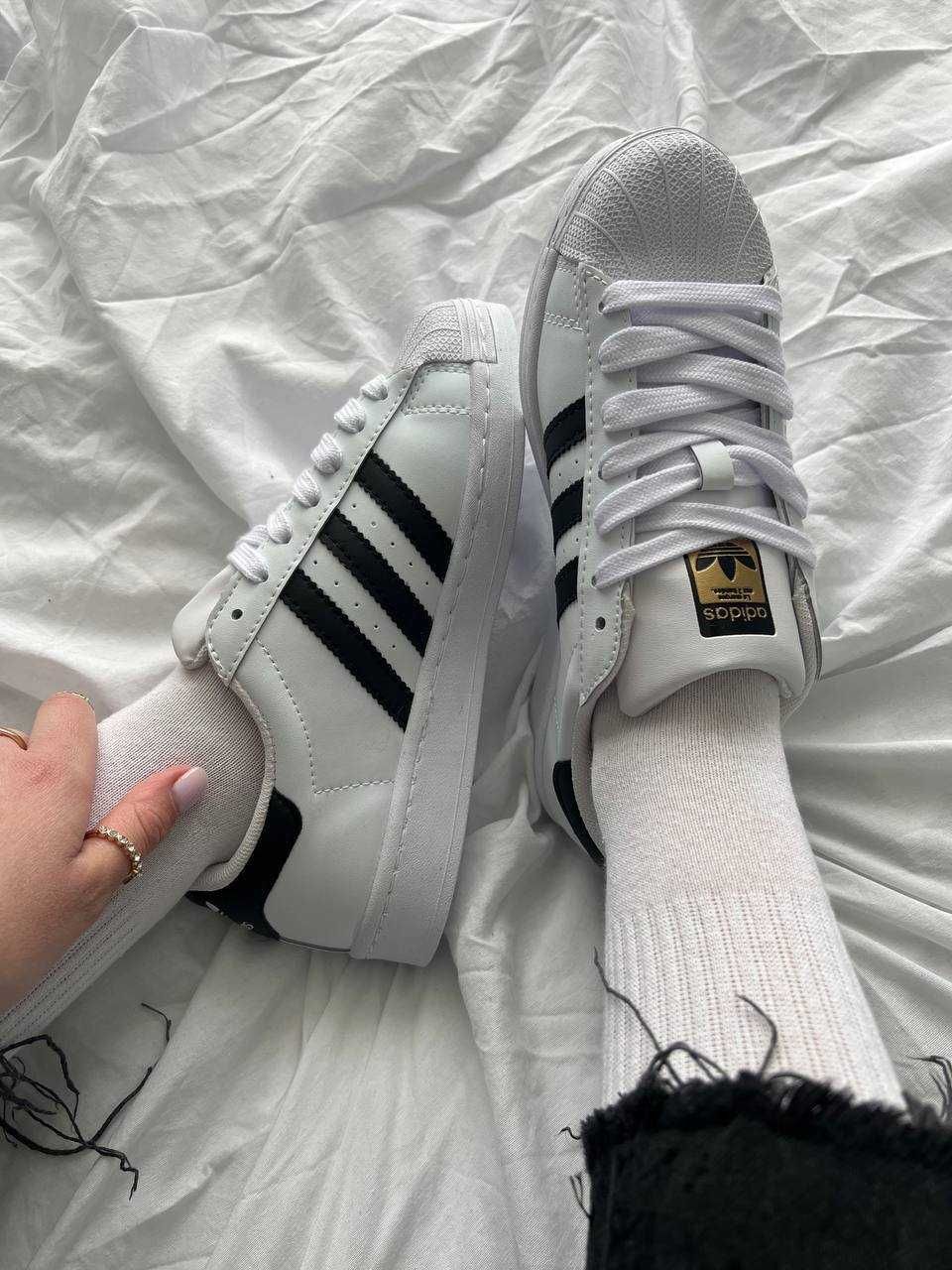 Adidas Superstar White Black