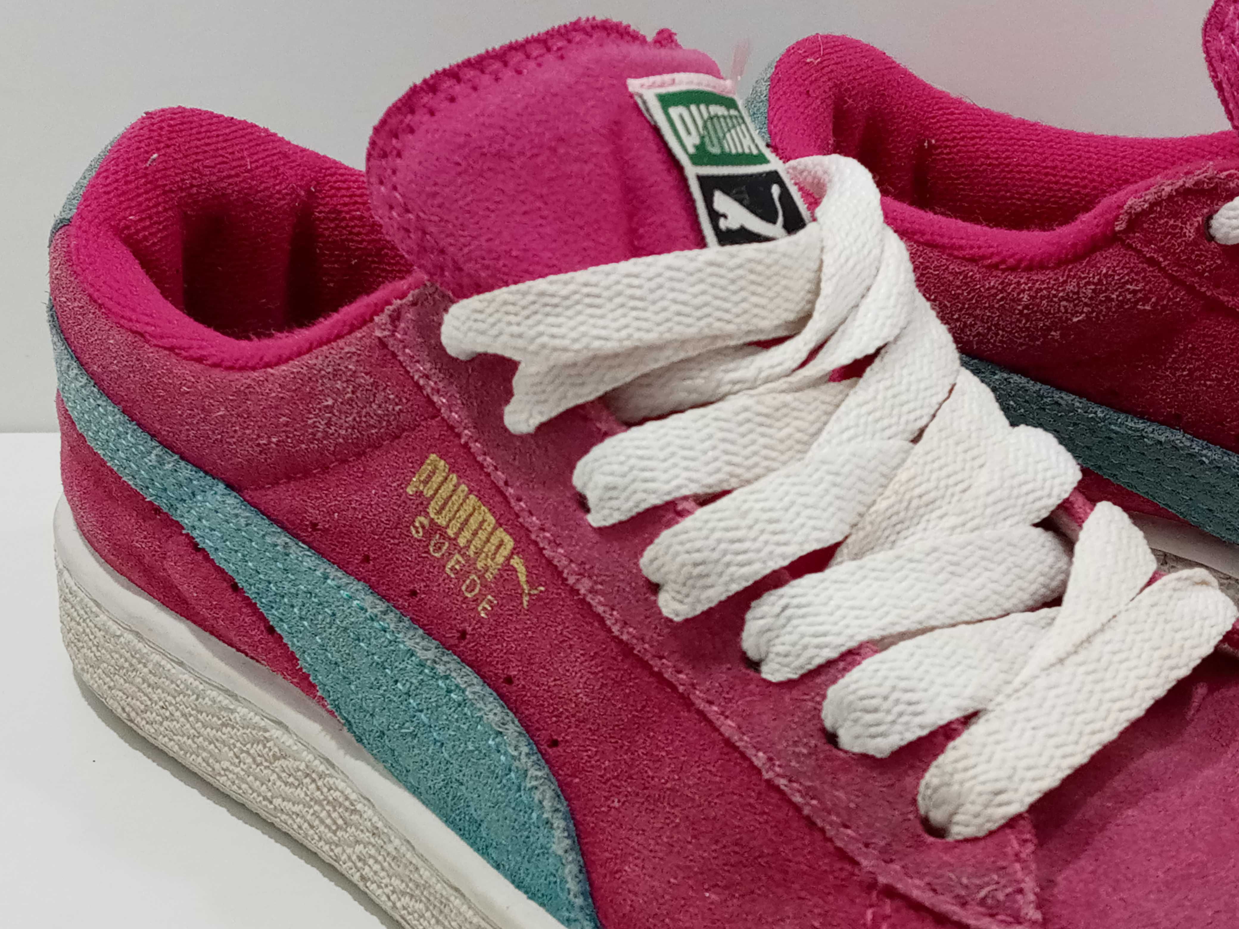 Buty sportowe Firmy Puma ze skóry naturalnej - rozmiar 35,5