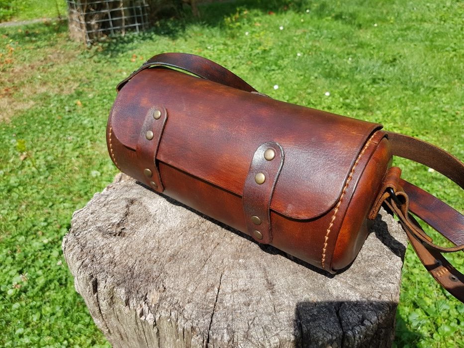 Damska skórzana torebka "Tank Bag"