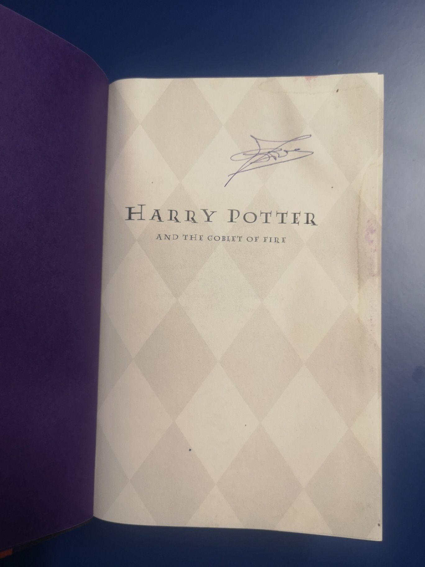 Livro Harry Potter and the Goblet of Fire