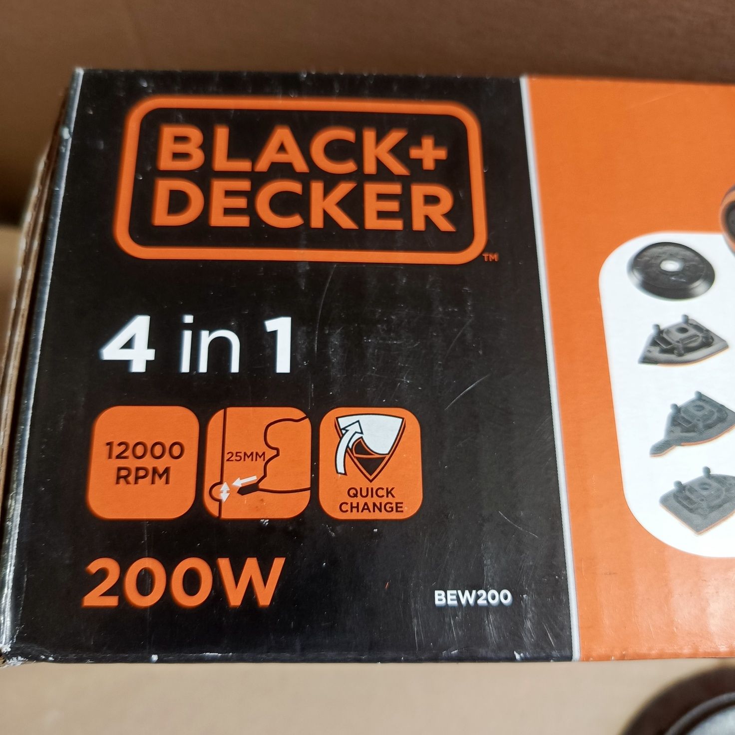 Szlifierka oscylacyjna mimośrodowa delta Black decker bew200 4w1