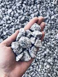 Grys Granitowy DALMATYŃCZYK Kamień Naturalny w Workach Granit Szary