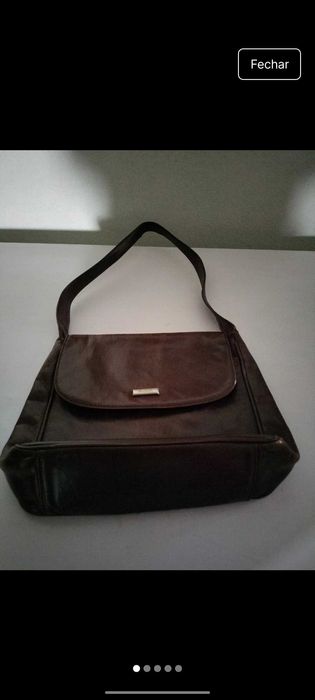 Bolsa de Ombro Vintage Amati Castanha