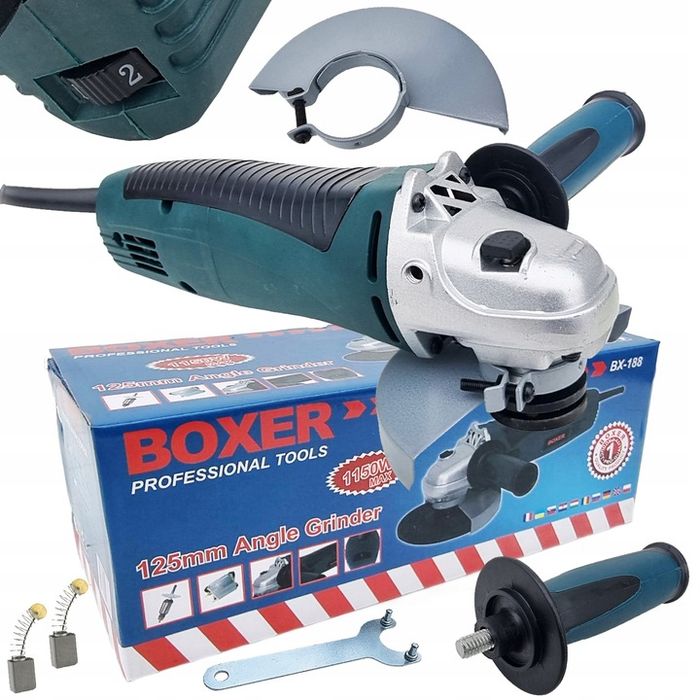 1150w Szlifierka Kątowa 125mm Kątówka Z Regulacją Obrotów Prędkości Mo