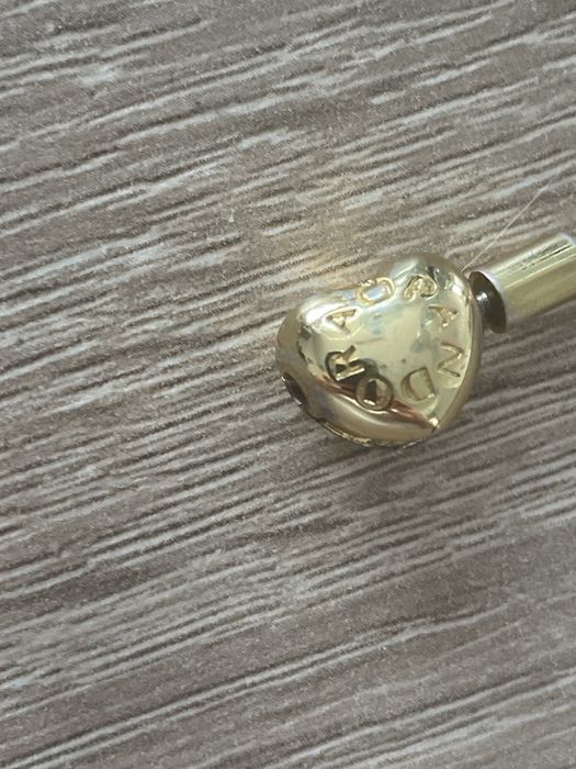 Bransoletka PANDORA 21 cm pozłacana