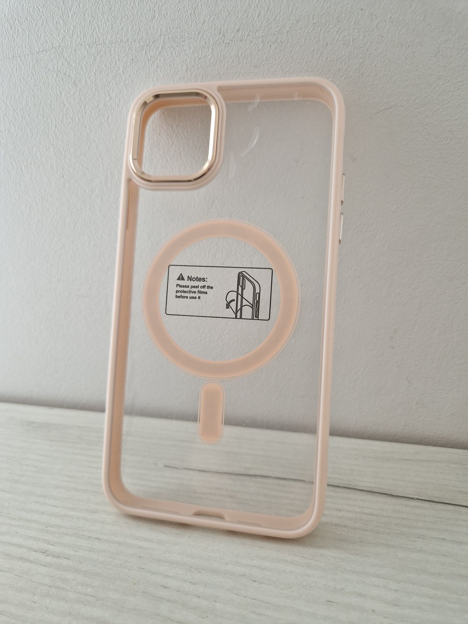 Tel Protect Magnetic Clear Case do Iphone 11 Pro Max Łososiowy