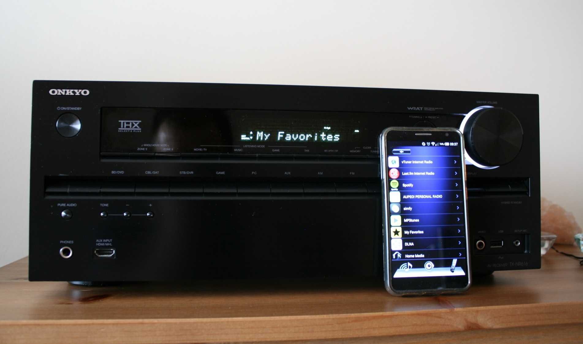 Mocny Amplituner Onkyo Tx NR 616  USB  wzmacniacz 165 watt kino domowe