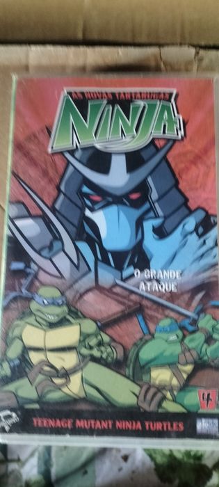 Cassete VHS - Tartarugas Ninja O Grande Ataque