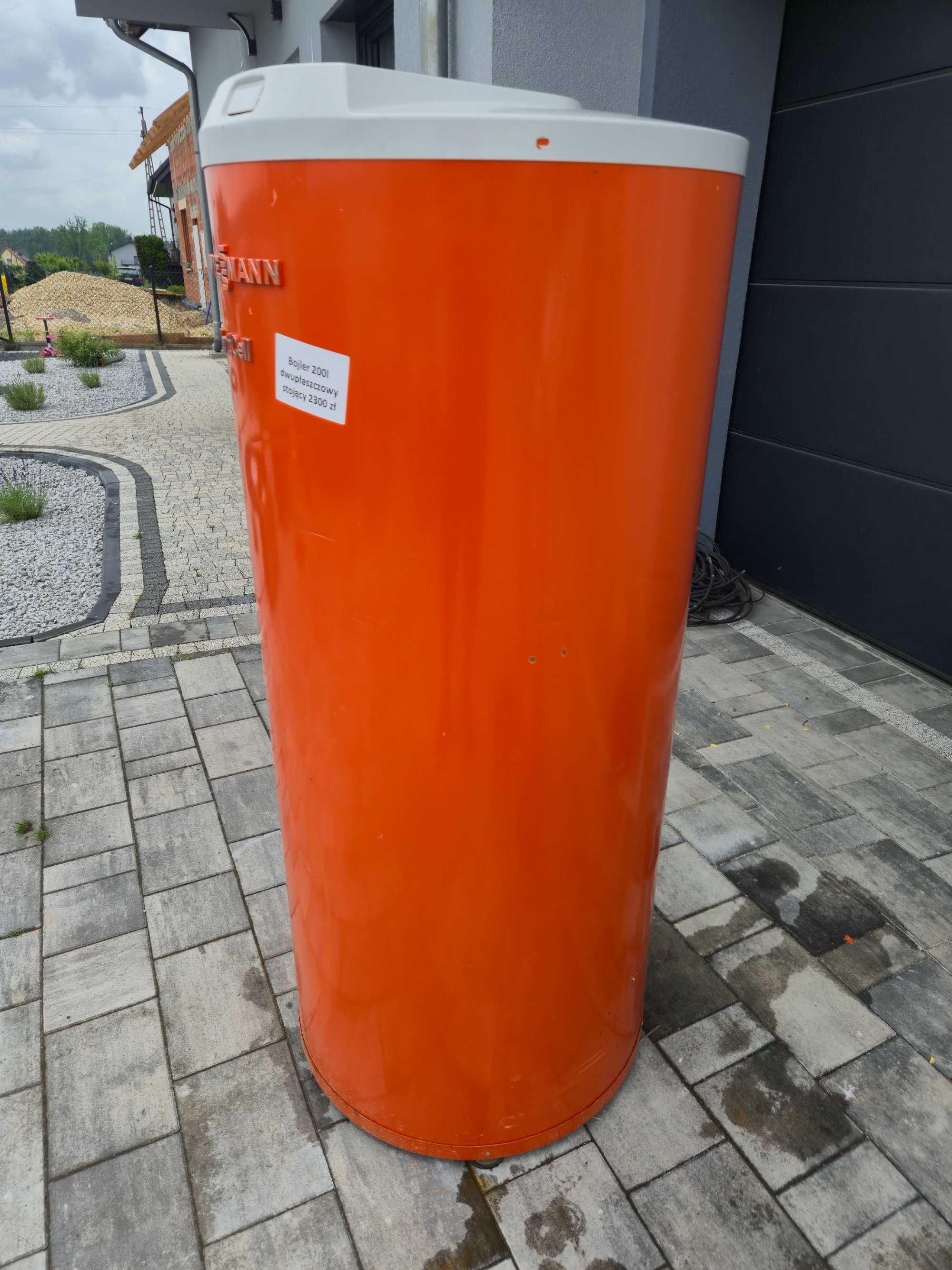 Bojler nierdzewny Viessmann dwupłaszczowy 200l stojący Wysyłka Gwaranc
