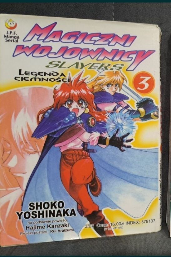 Mangi Vagabord 2,4.Magiczni wojownicy 3,Saiyuki 8,9