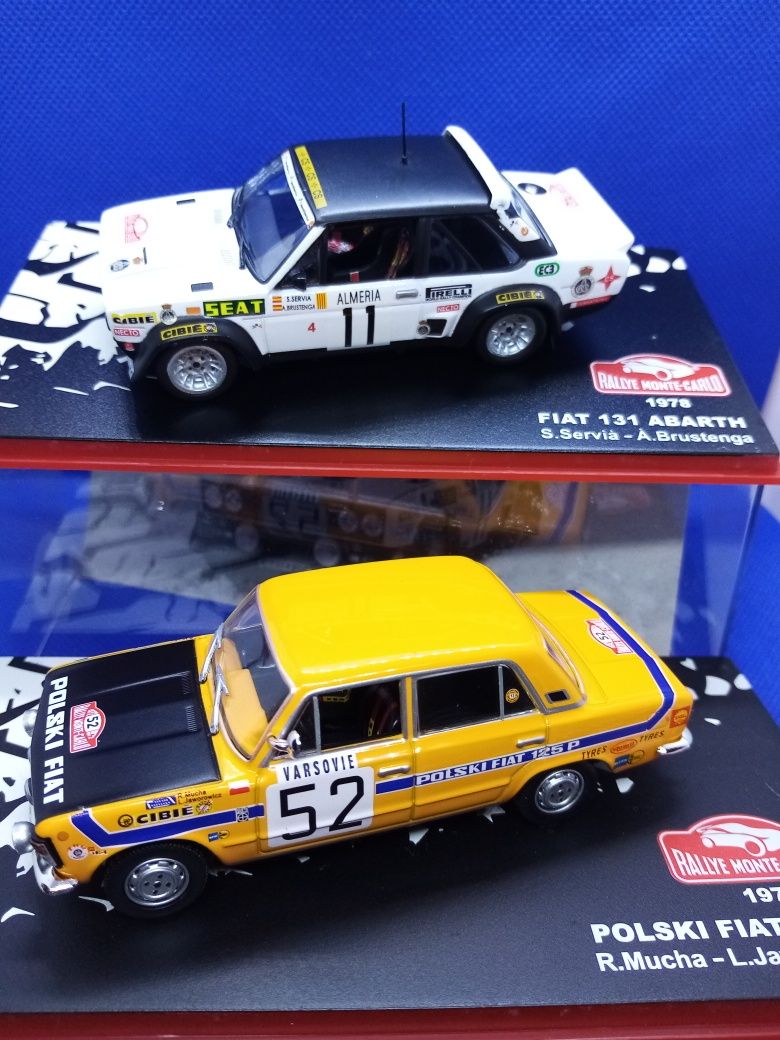 Miniaturas 1/43 Fiat de competição