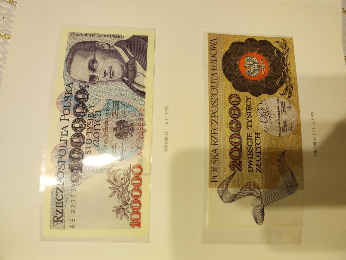 ALBUM Polskie Banknoty Obiegowe PRL