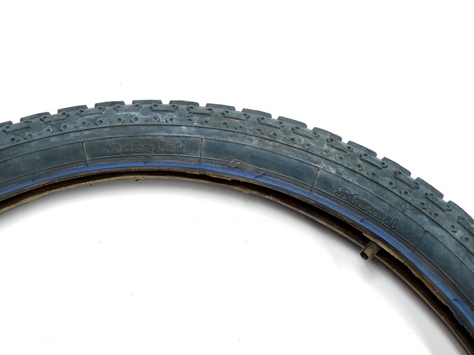 Opona Stomil Motylek 20x2,125 niebieska 1996 rok Romet BMX American