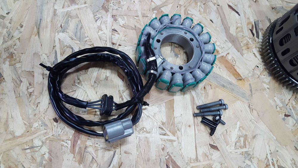 F900xr F900 Silnik dekiel oslona stator magneto pompa tryb sprzeglo