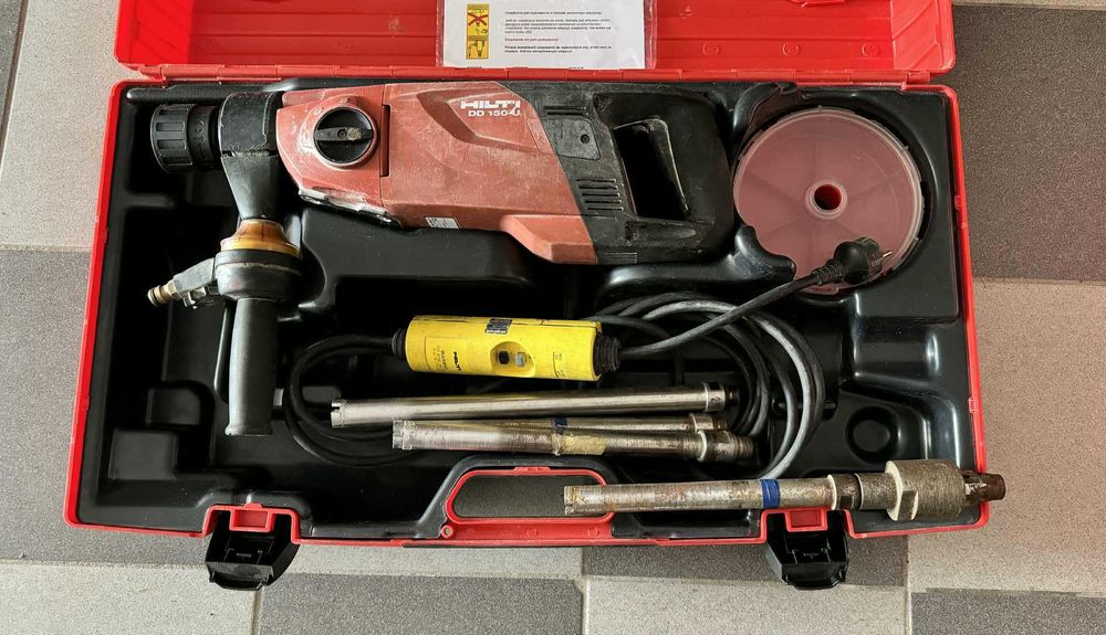 HILTI DD 150-U zestaw: statyw, hydronetka, akcesoria