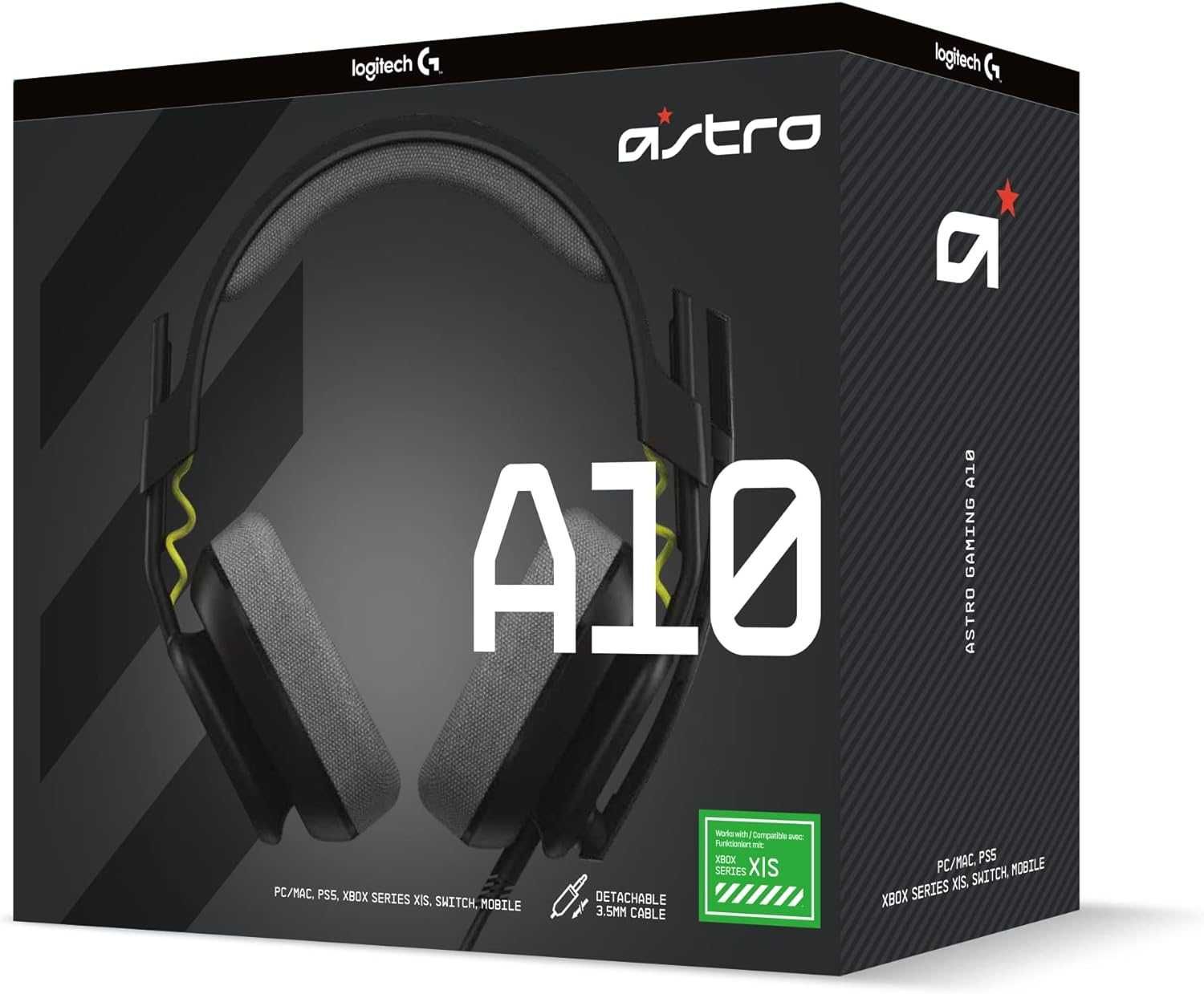 ASTRO Gaming A10 Gaming Headset, Słuchawki przewodowe 2. Gen NOWE