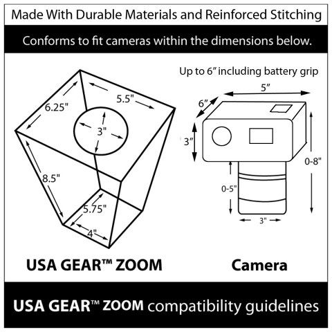 Сумка для фотокамери USA Gear Zoom