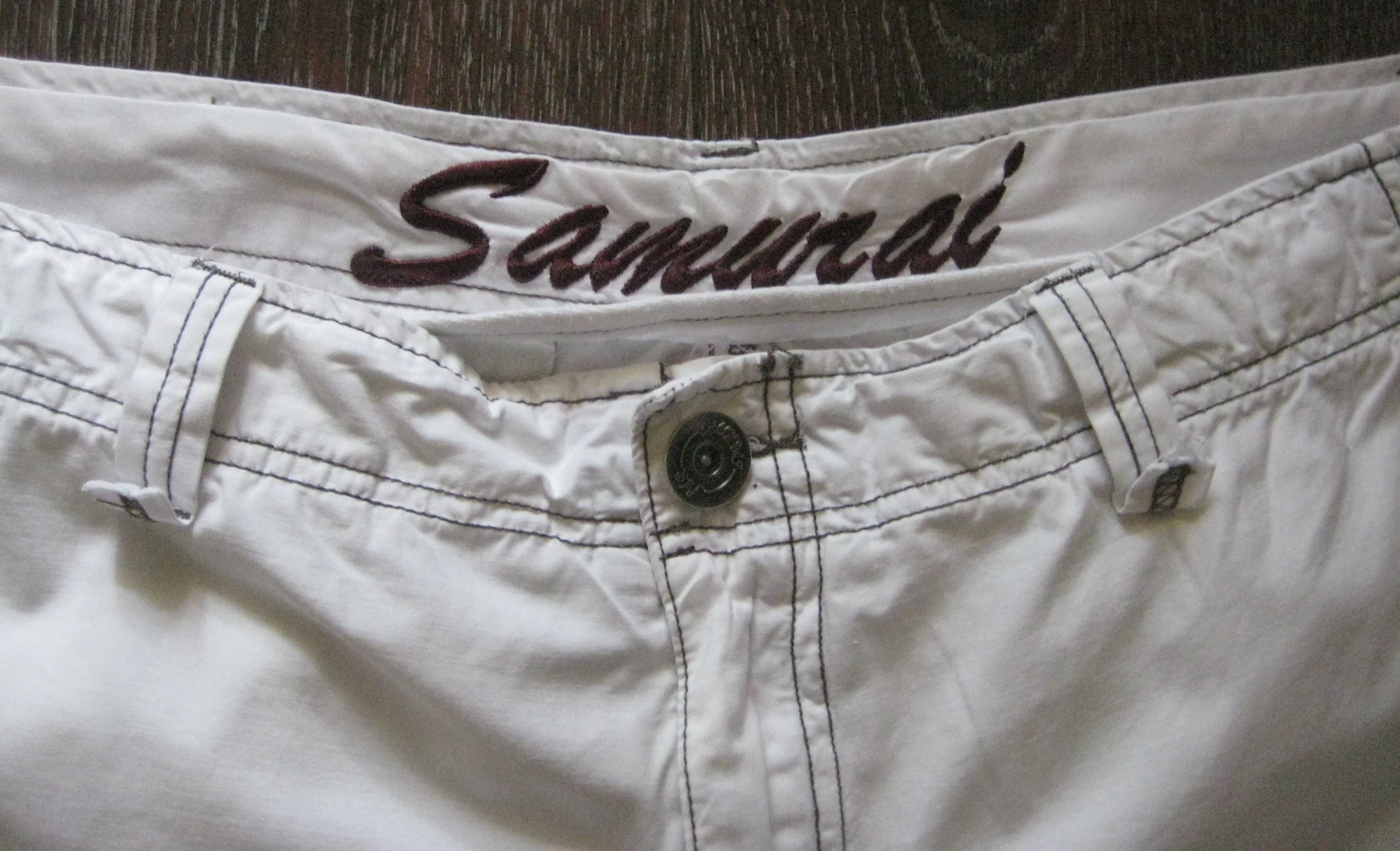 Мужские шорты карго SAMURAI. Размер 52-54. Цвет белый.