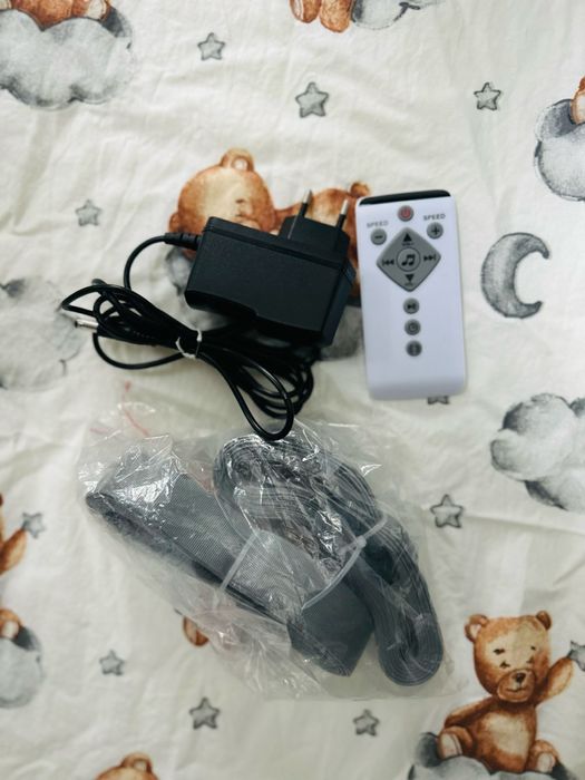 Продам дитяче приставне ліжечко-манеж El Camino NOA Dark Gray