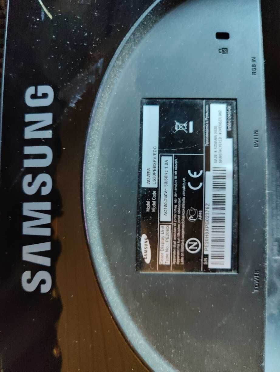 Monitor Samsung model 2032BW
