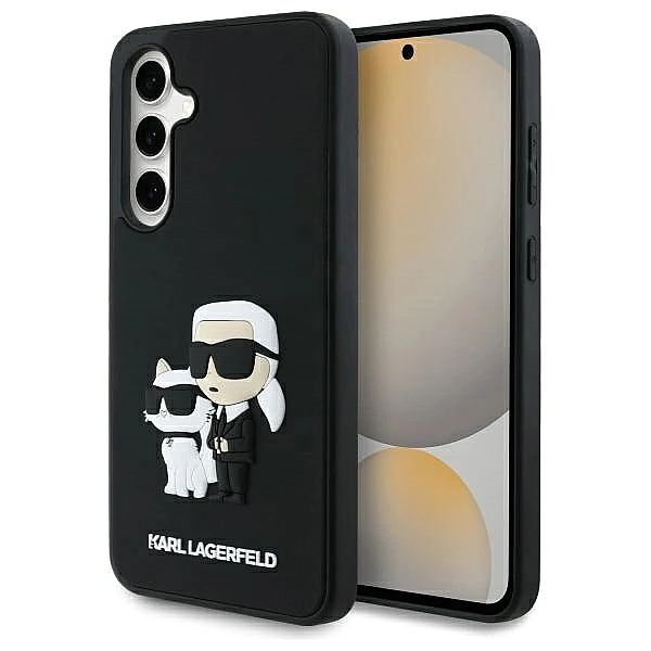 Etui Karl Lagerfeld 3D Rubber Karl&Choupette na Samsung Galaxy S24 FE