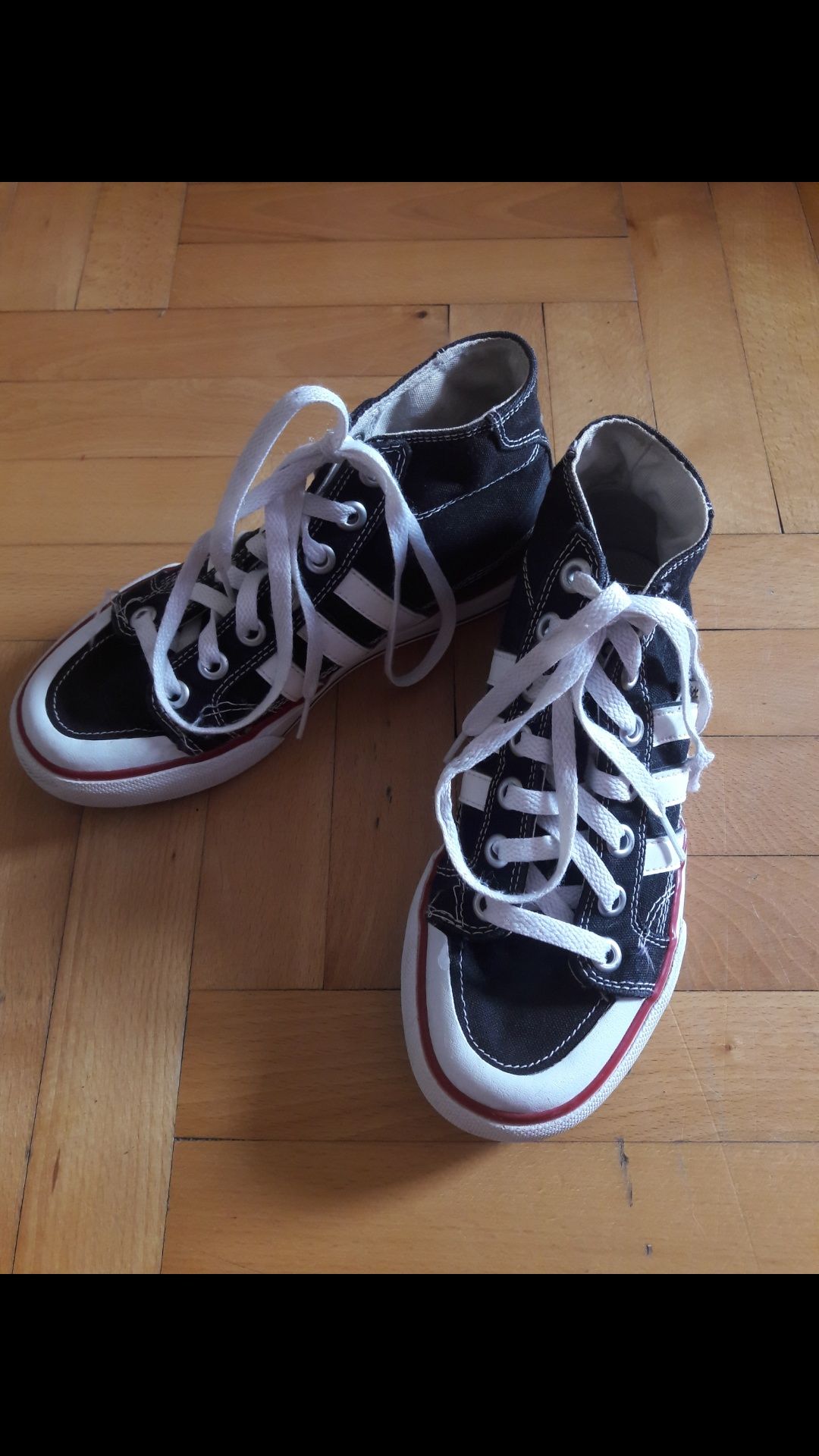 Oryginalne trampki Adidas i Converse 36 białe i czarne