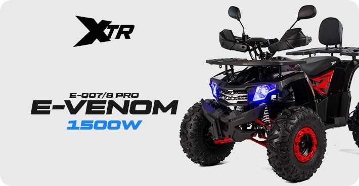 XTR Venom 1500W 60V Quad ATV Elektryk , Rama xXL , Raty ,Dostawa
