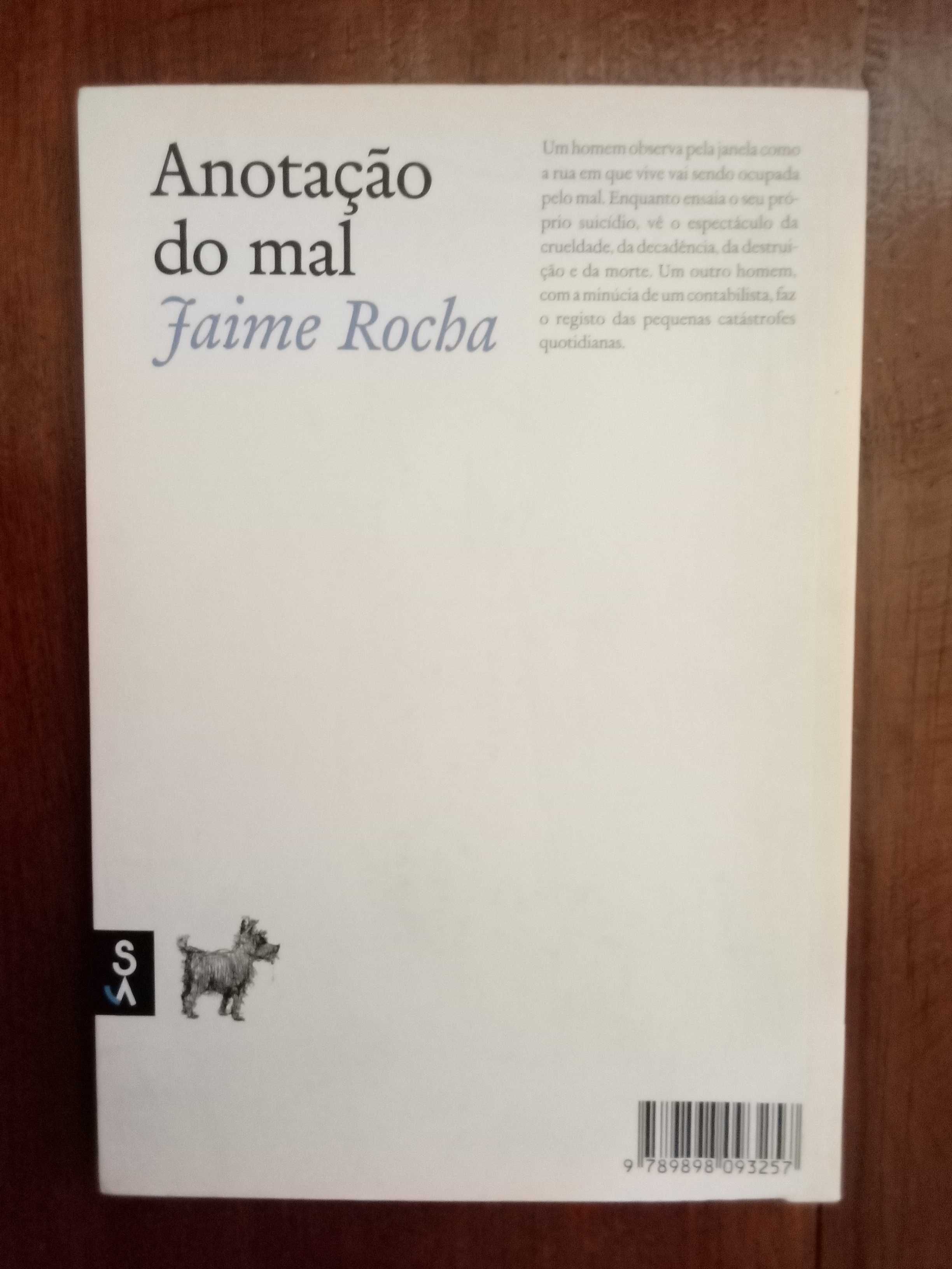 Jaime Rocha - Anotação do mal [autografado]