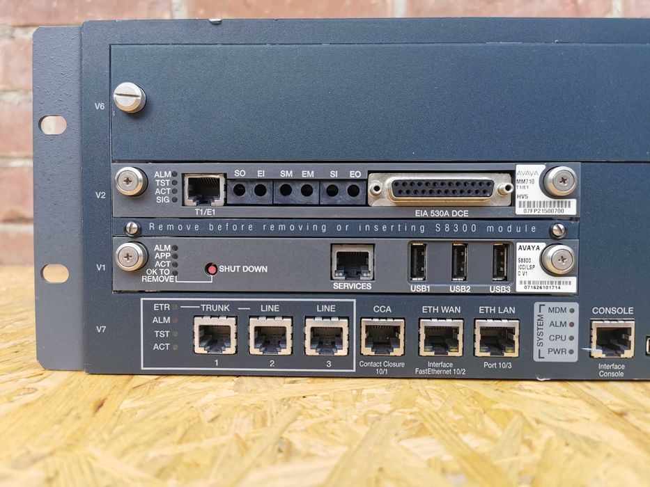 Шлюз AVAYA G350 Media Gateway(MM716+ MM710+ S830)