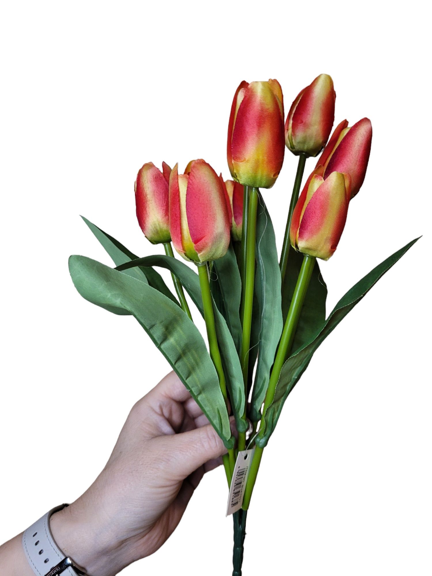 Tulipany Bukiet z tulipanów Kwiaty sztuczne Wiosenne kwiaty do wazonu