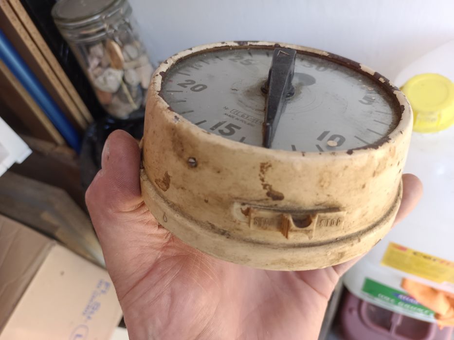 Czasomierz PRL- minutnik z dzwonkiem