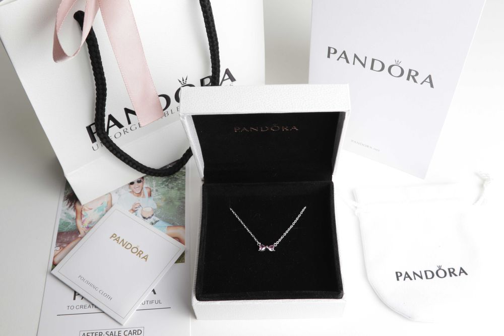 Pandora підвіска Рожевий бант
