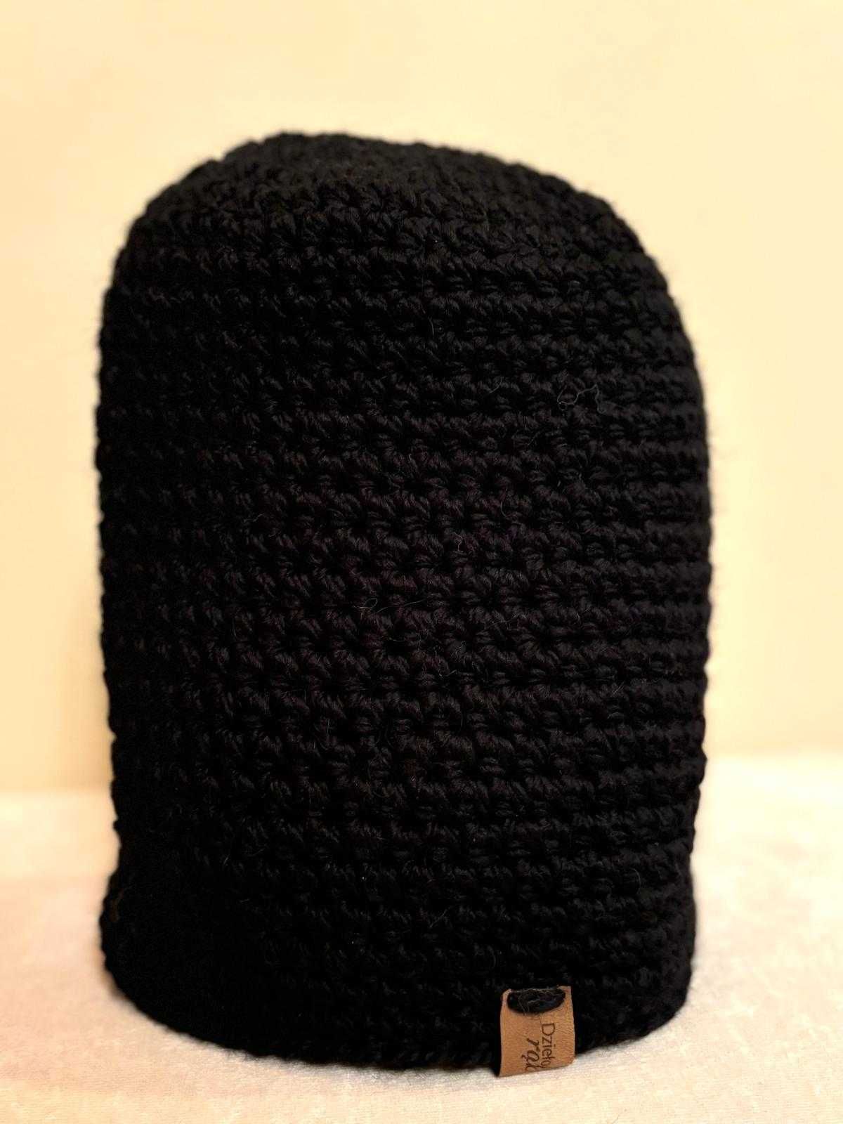 Czapka krasnal 100% handmade z alpaki