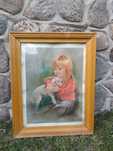 duża ramka obraz 52 cm x 41,5 cm z szybką