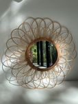 Lustreko kwiatek boho rattan