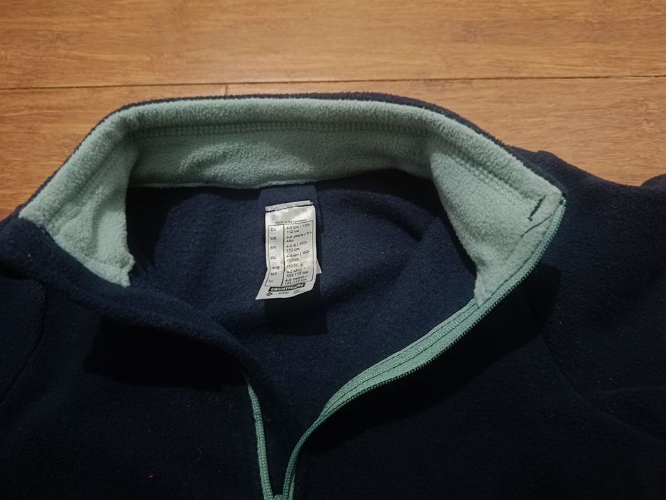 Ciepły polarek Grafitowy rozm 103-112 na 4-5lat