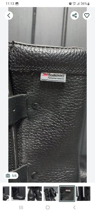 Nowe buty bezpieczne saperki 43