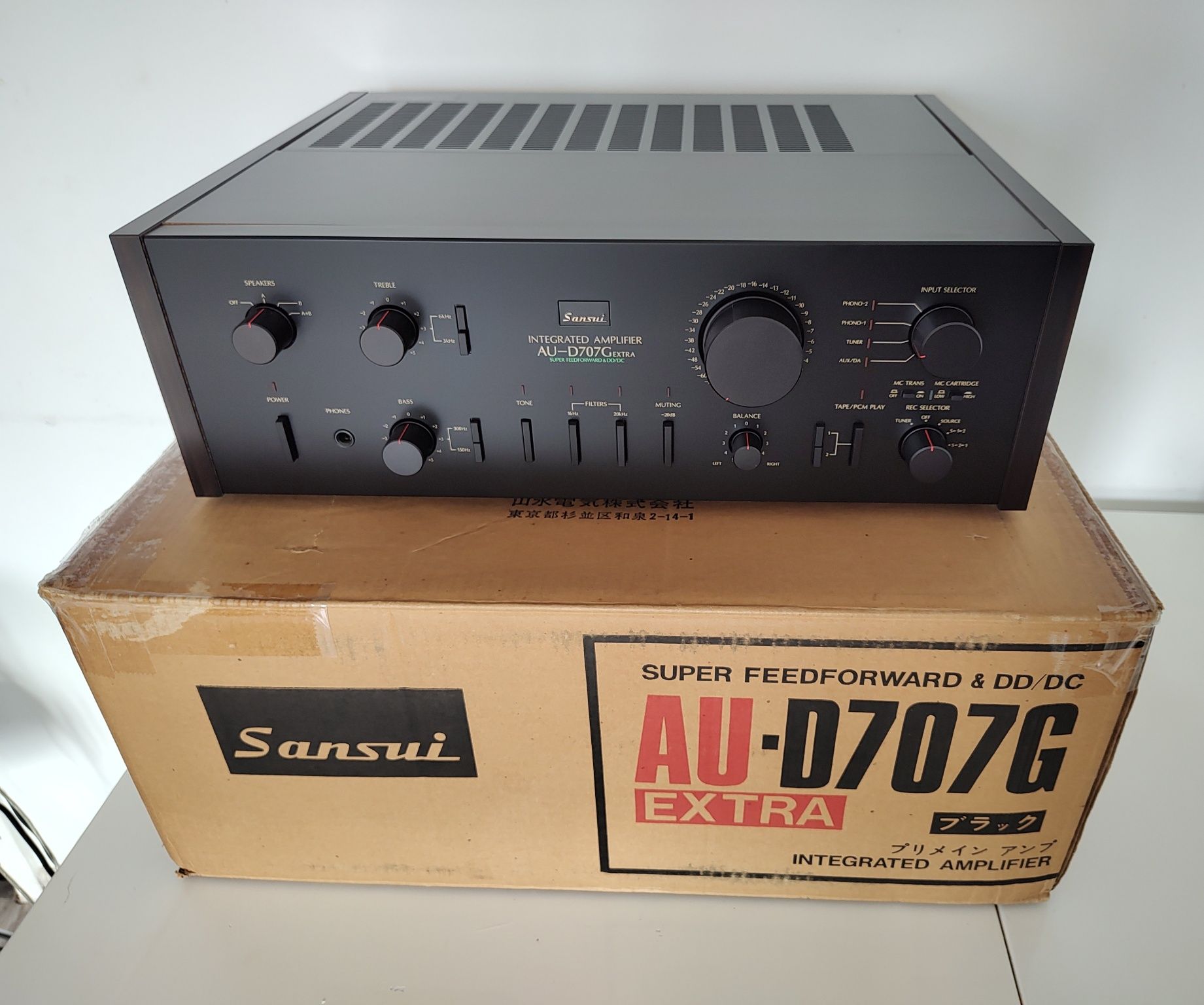 Sansui AU-D707G EXTRA . Wzmacniacz stereo , stan kolekcjonerski