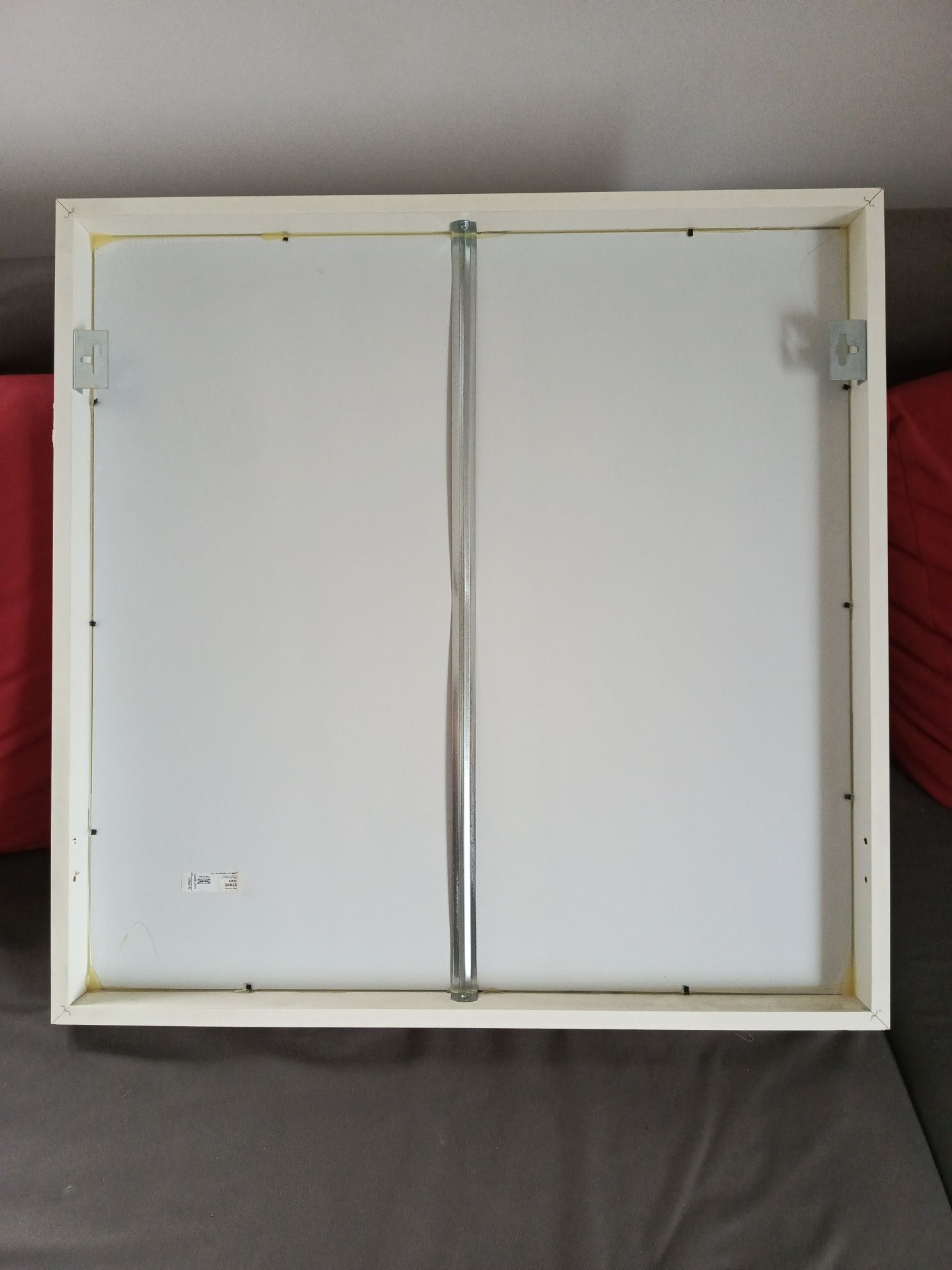 Lustro Ikea Stave białe 70x70