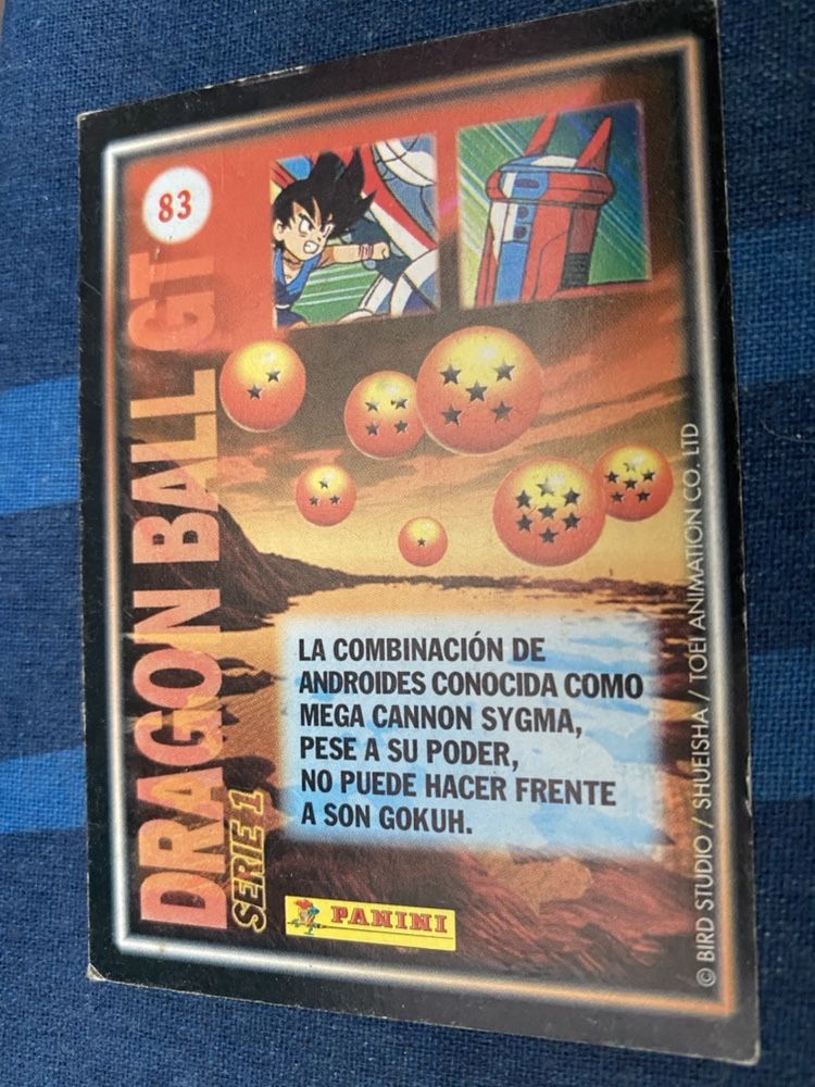 Cartas dragon ball Z penso serem ainda dos anos 90.