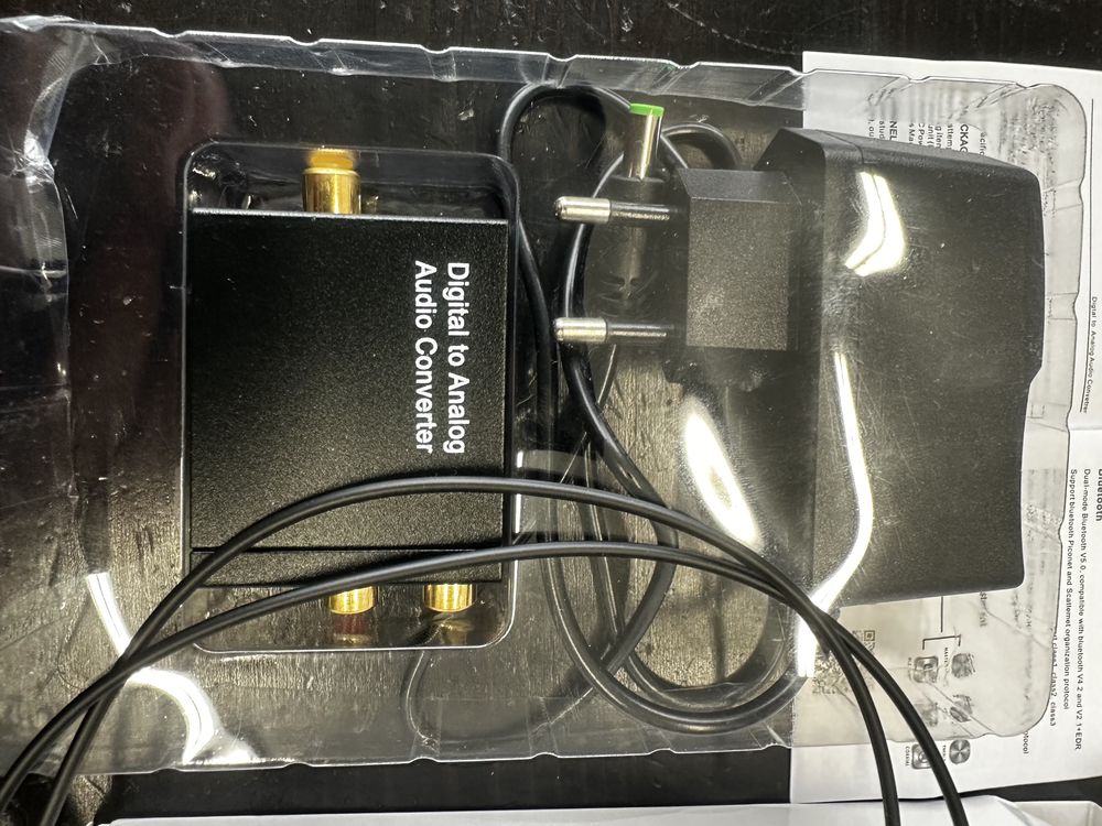 Audio konwerter DAC  cyfrowy na analogowy